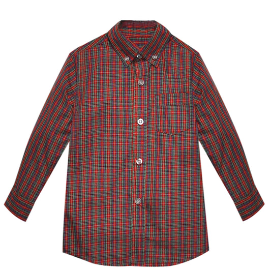 Red Plaid Arthur Brother Button Down