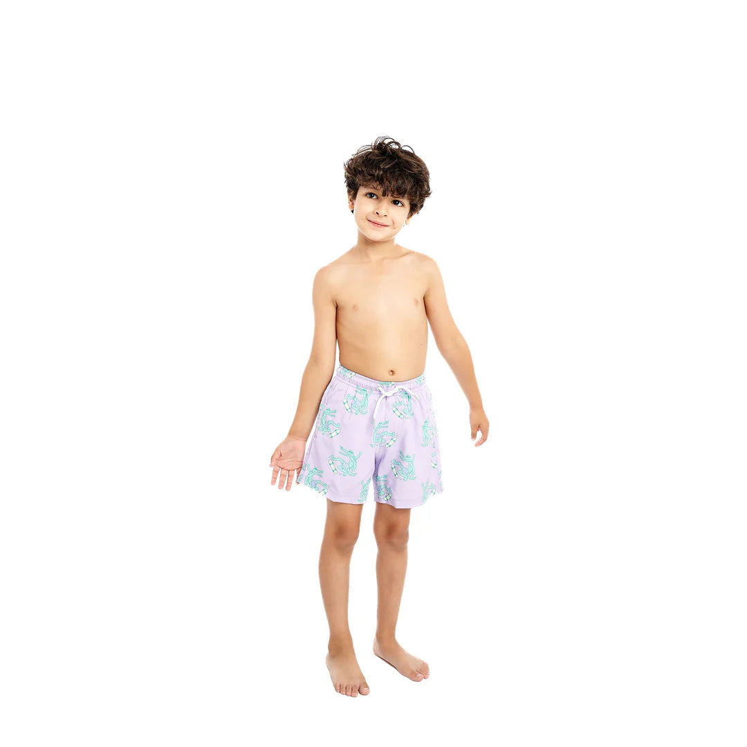 Croc Ollie lined Swim Trunks