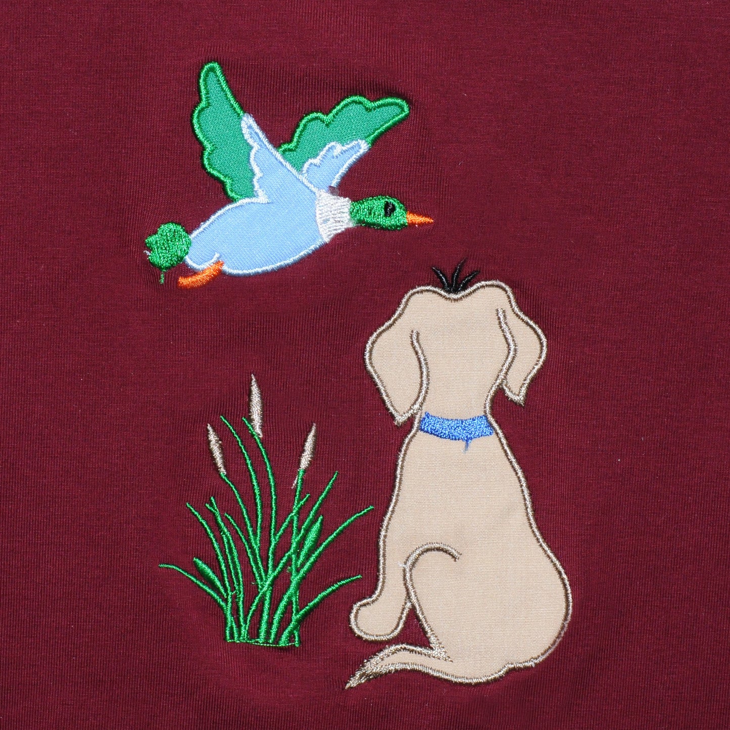 Houston Watching Mallard Duck Shirt - Crimson