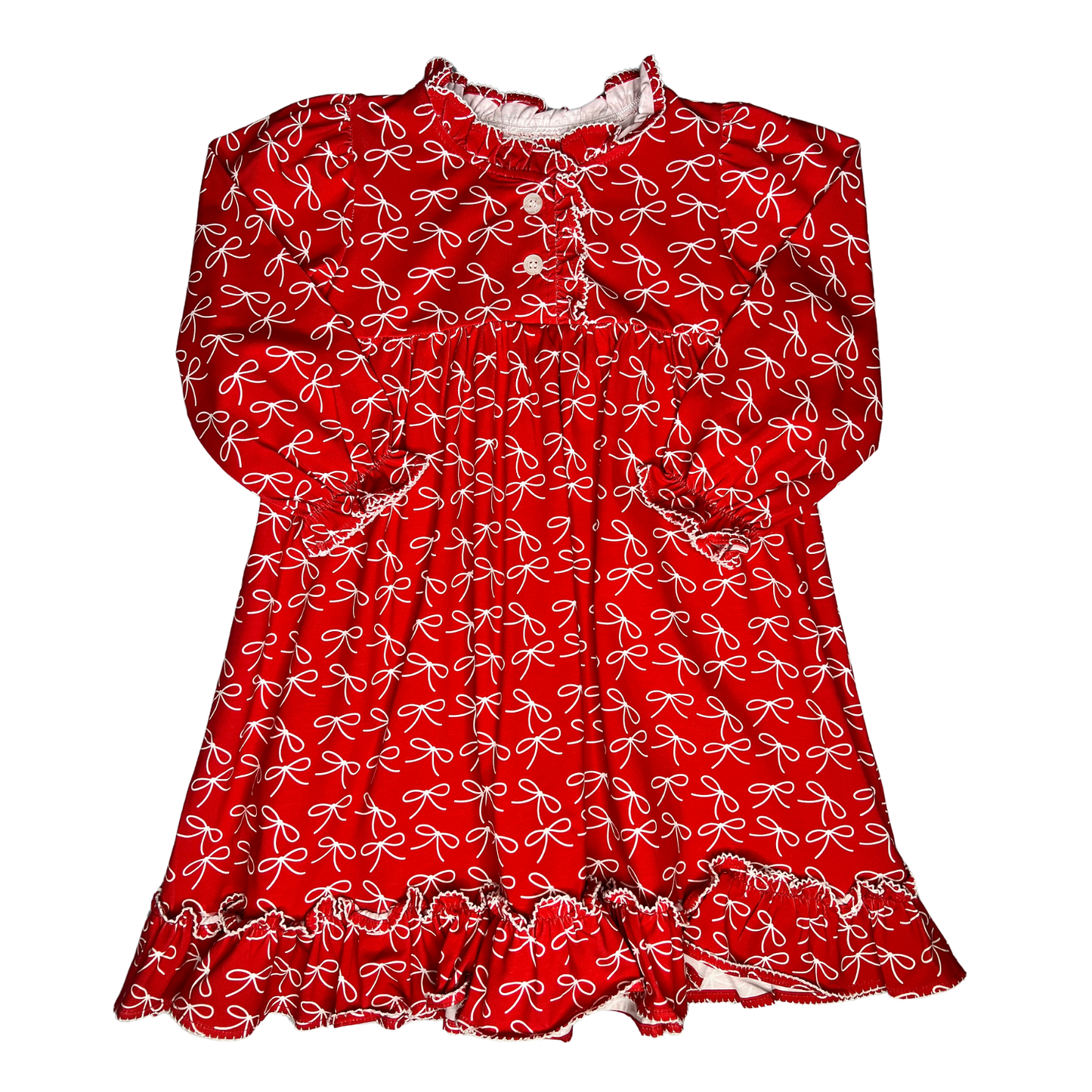 Christmas Morning Bow Dress