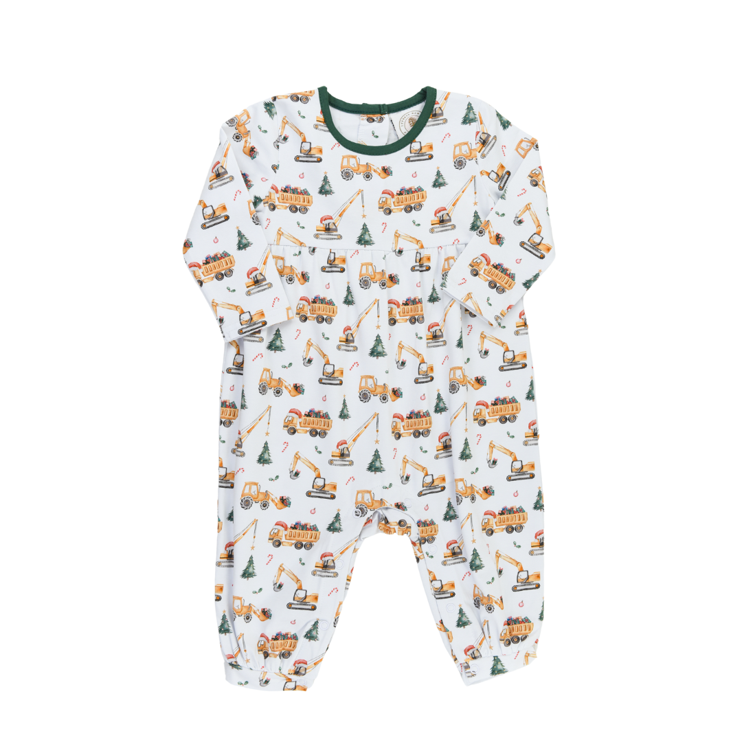 Christmas Construction Boys Parker Playsuit
