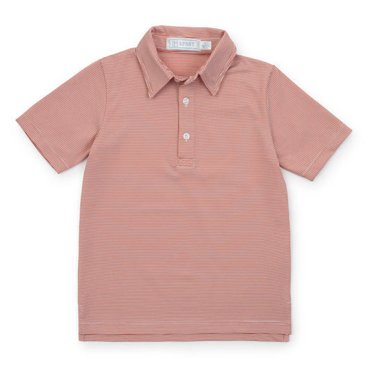 Will Performance Polo - Orange Strip