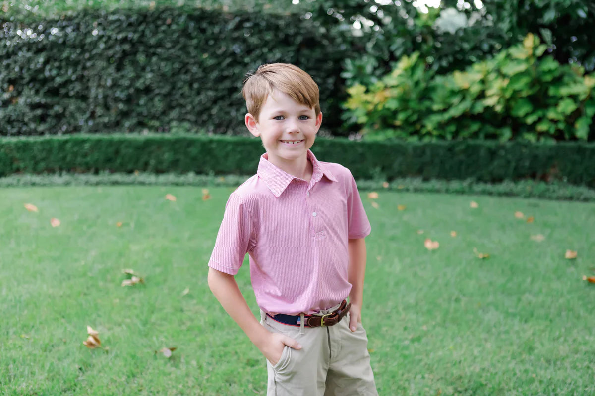 Will Performance Polo - Orange Strip