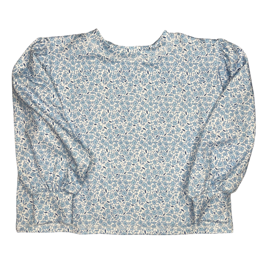 Multi Blue Boxy Top