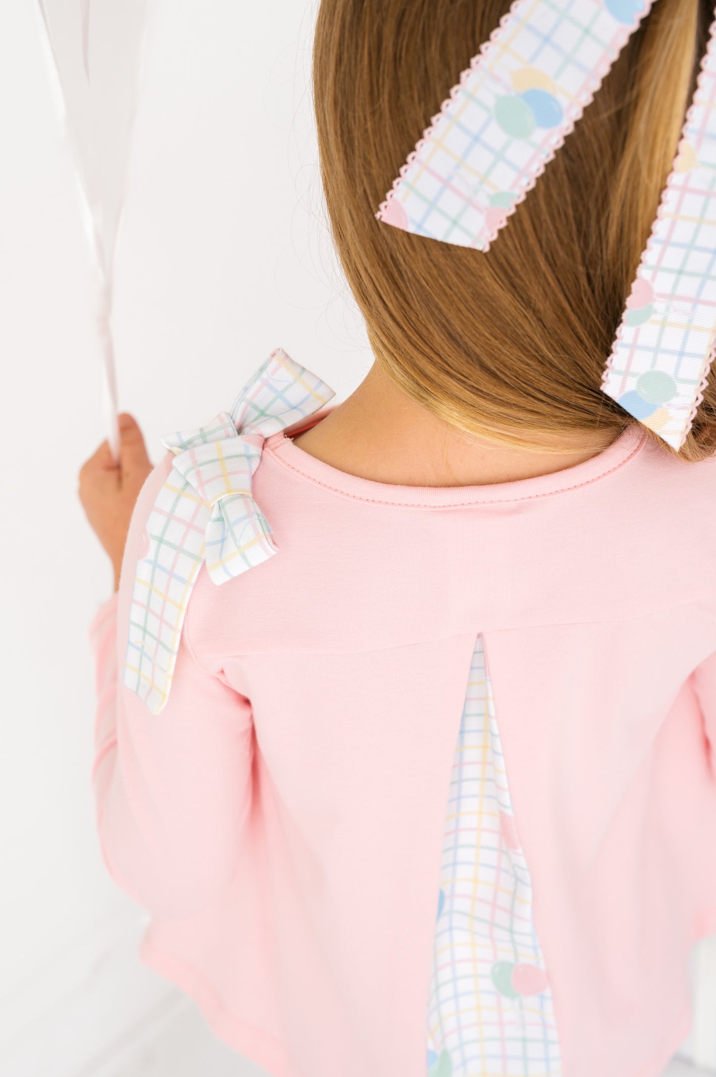Madeline Legging Set Pensacola Pink, Party Time Balloon Plaid