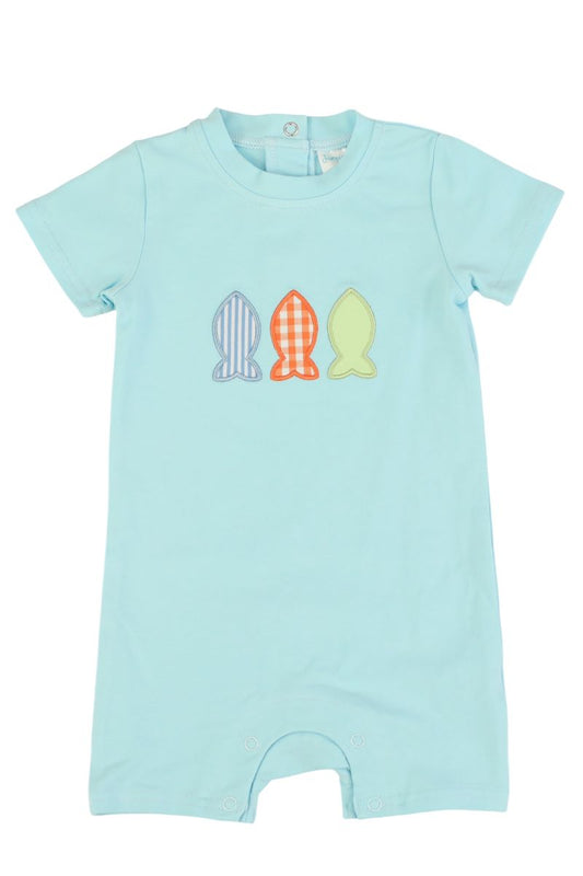 Fish Trio Boy Romper