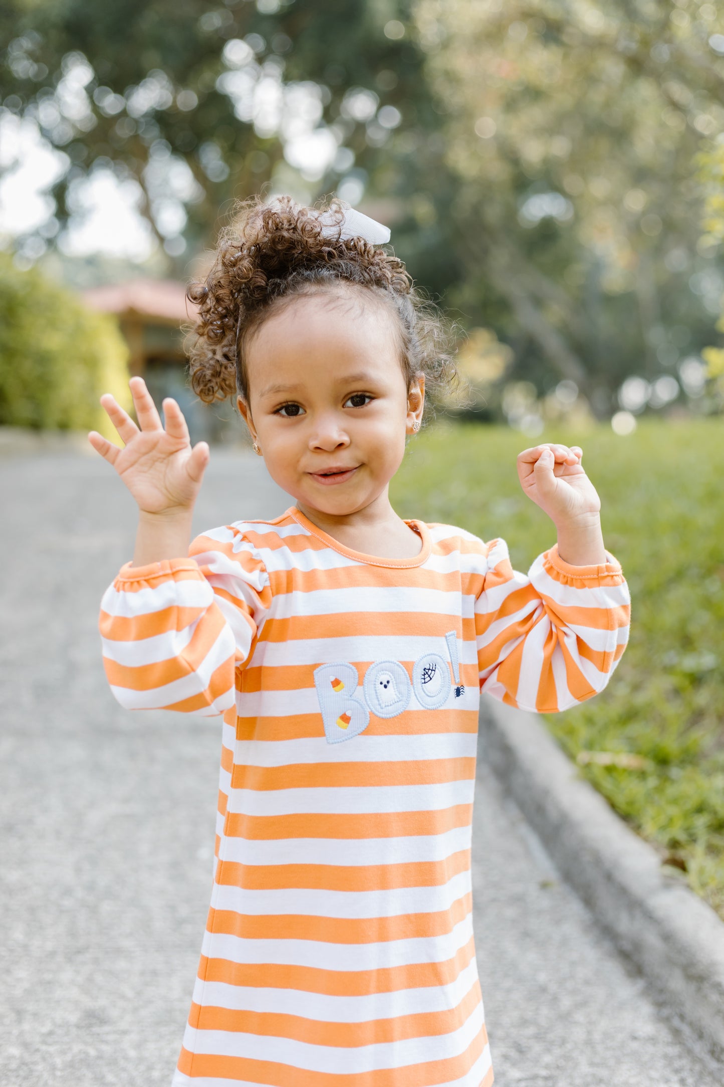 Boo! Pam's Play Dress - Orange WS Knit