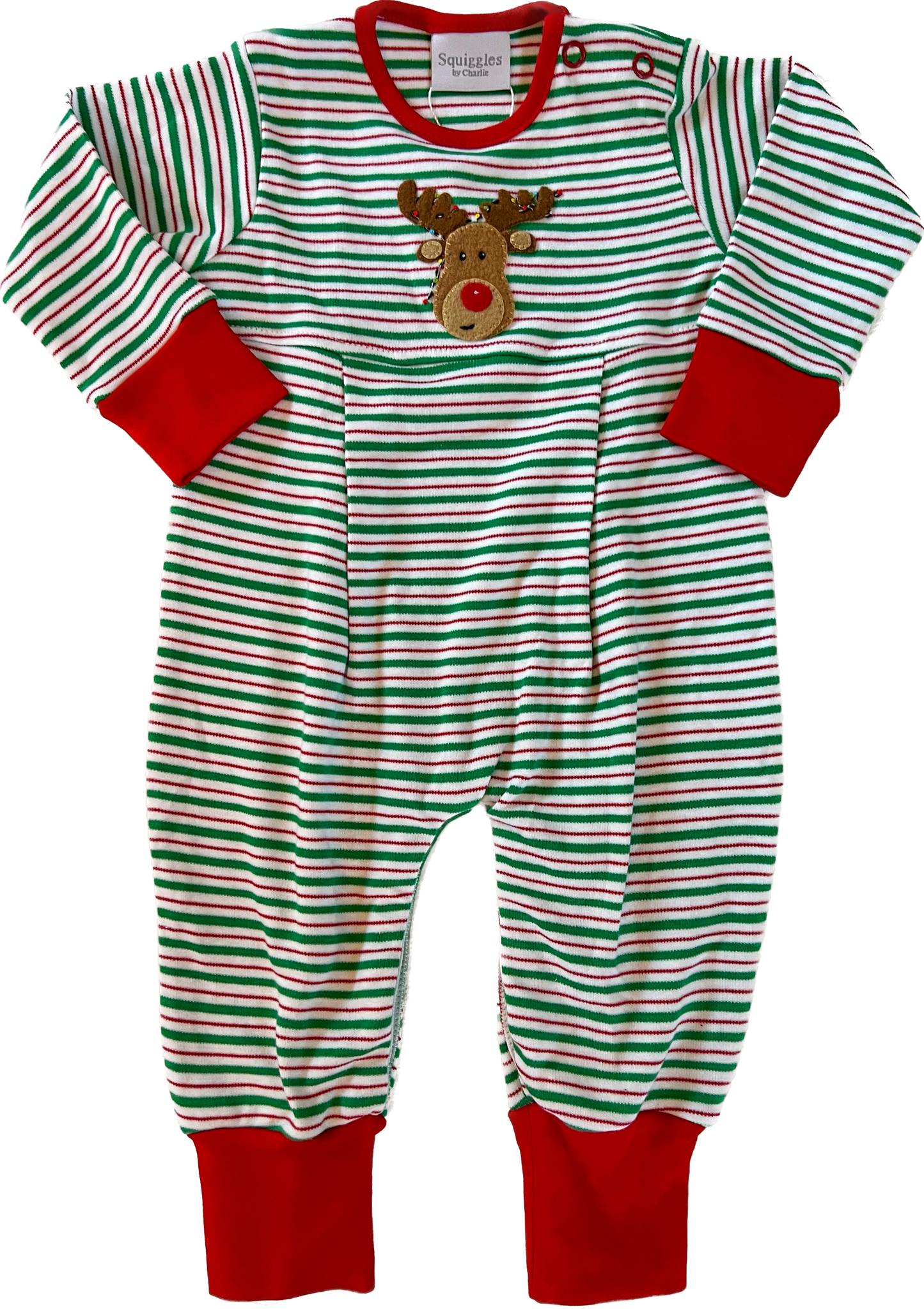 Pima Cotton Reindeer Romper