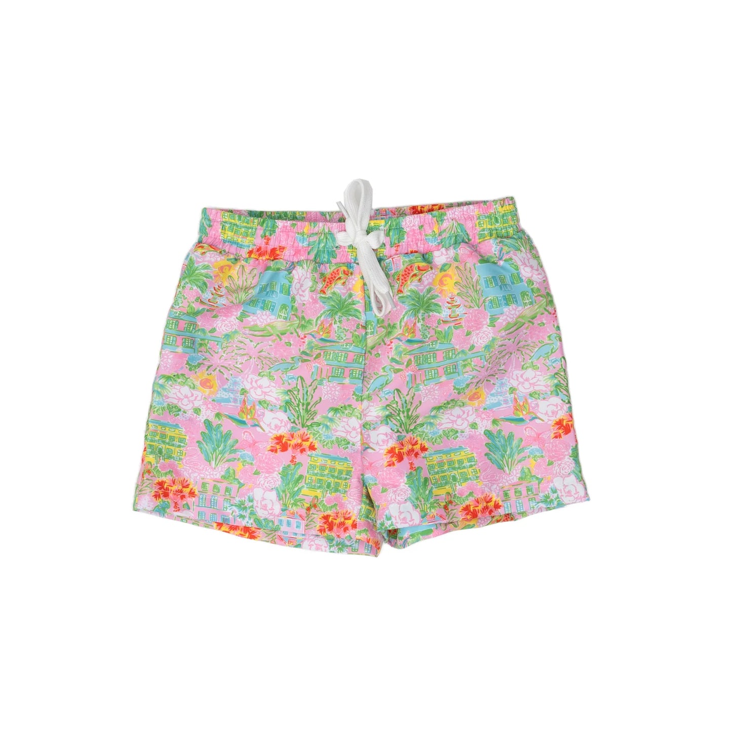 Charming Charleston Swim Trunks