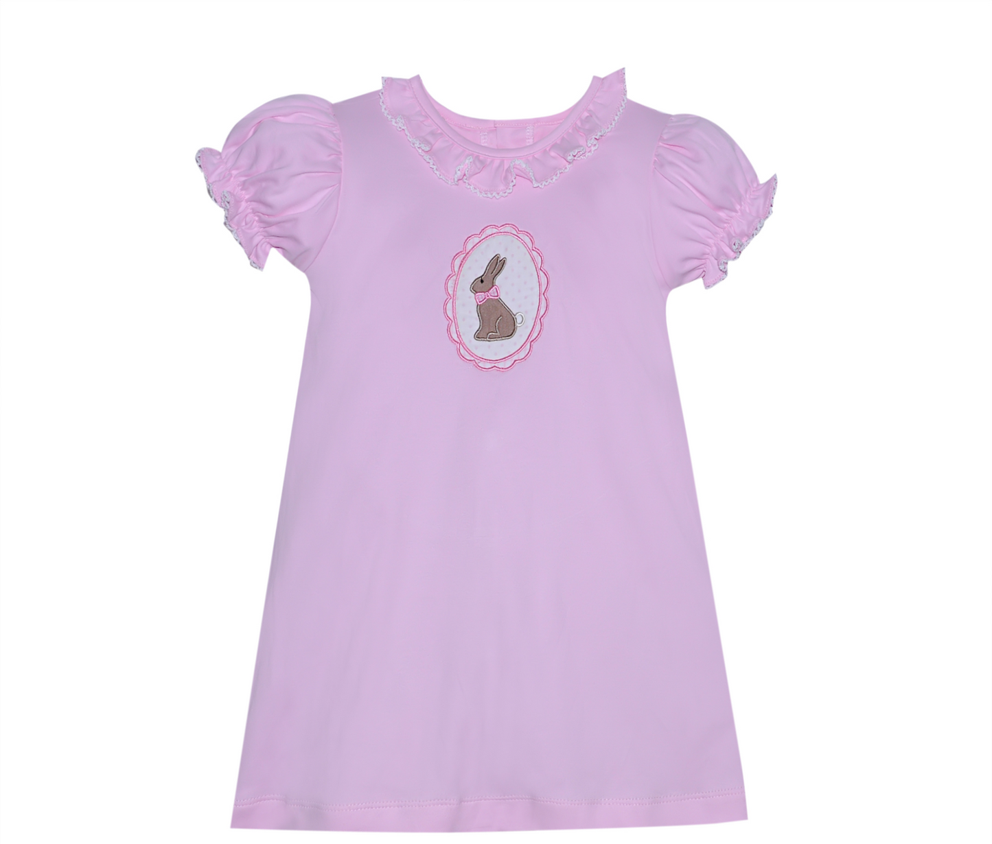 Pink Gemma Chocolate Bunny Dress