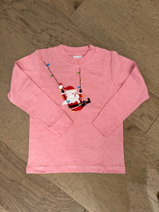 Swinging Santa Long sleeve Crewneck