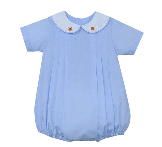 Cayden Pumpkin Boy Bubble - Blue