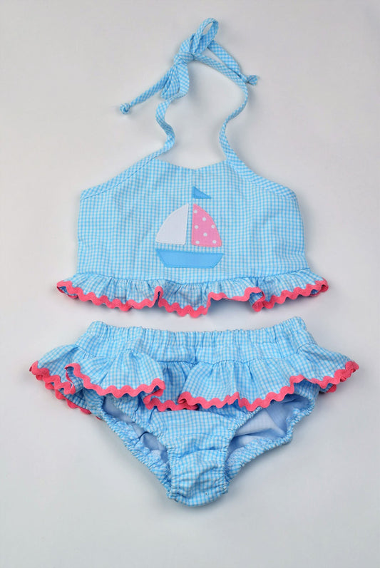 Sailboat 2 Piece Swimsuit