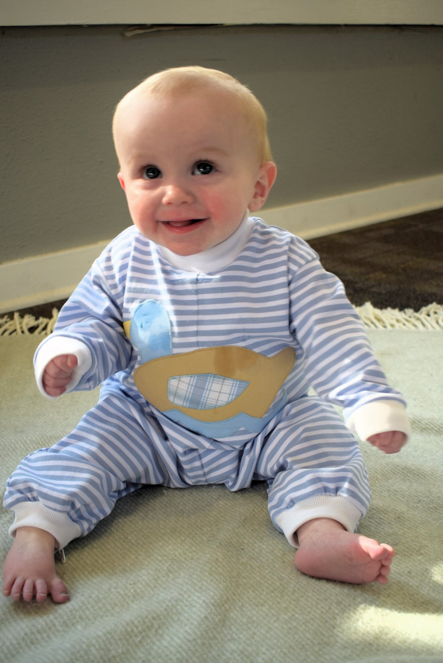 Striped Duck Romper