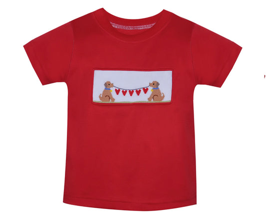 Red Abel Shirt-Valentine Puppy