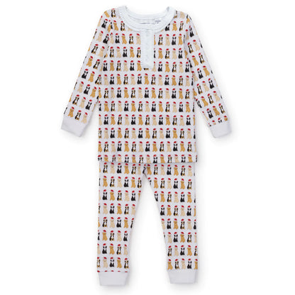 Alden Girls Pima Cotton Pajamas-Christmas Pups