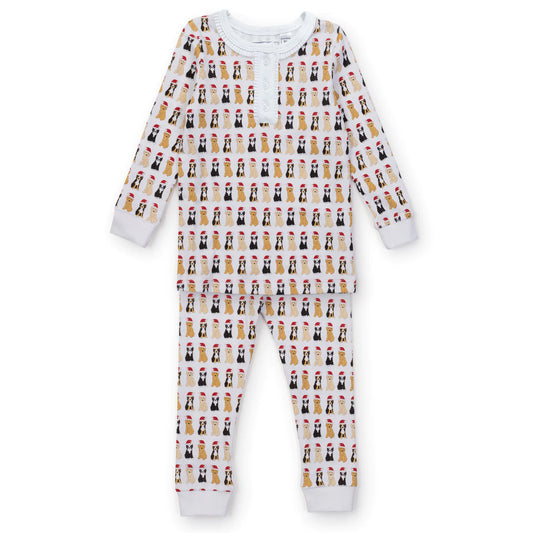 Alden Girls Pima Cotton Pajamas-Christmas Pups