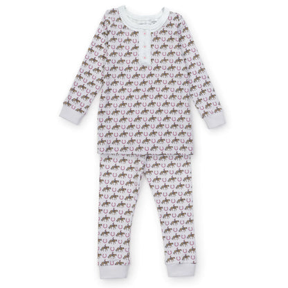 Alden Girls' Pima Cotton Pajama Pant Set - RODEO COWGIRL