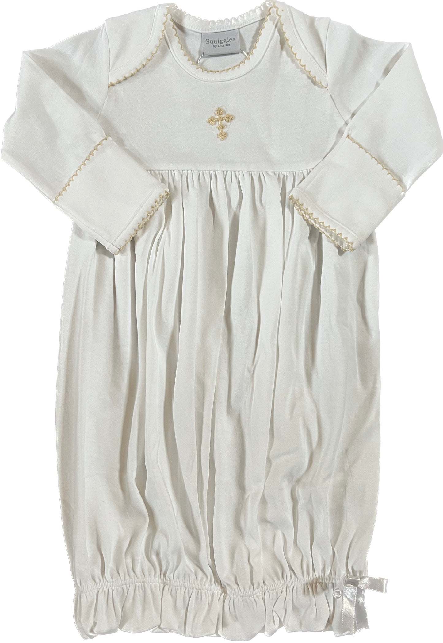 Layette Cross Lap Shoulder Gown