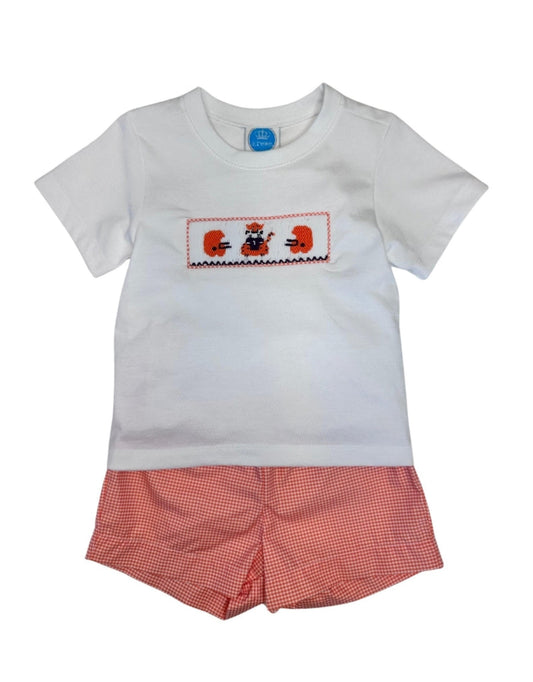 Tiger Smock Short Set