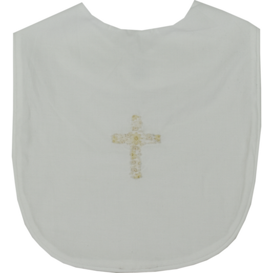 Heirloom Bib - Flower Cross