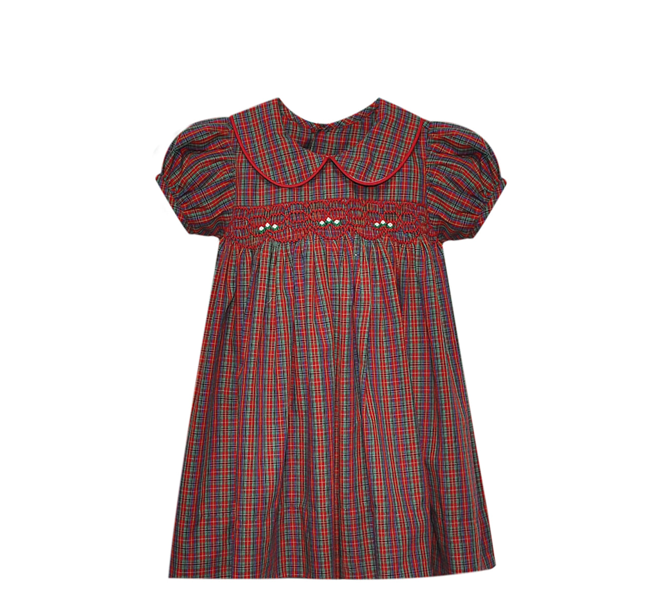 Red Plaid Juliette Dress