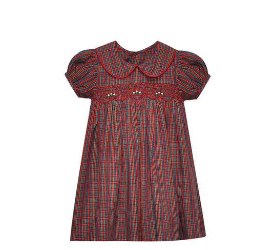 Red Plaid Juliette Dress