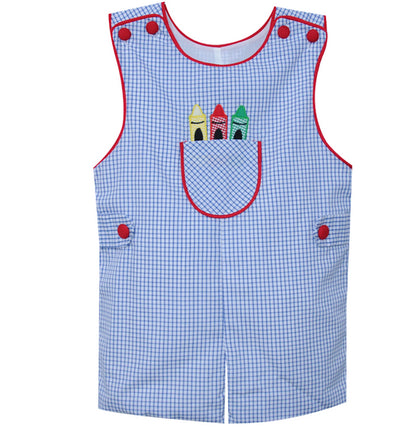 Royal Blue Reagan Crayon Shortall