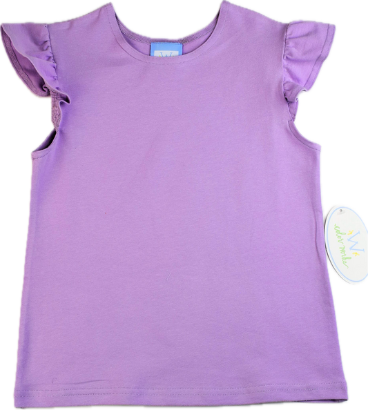 Lavender Angel Sleeve Tee