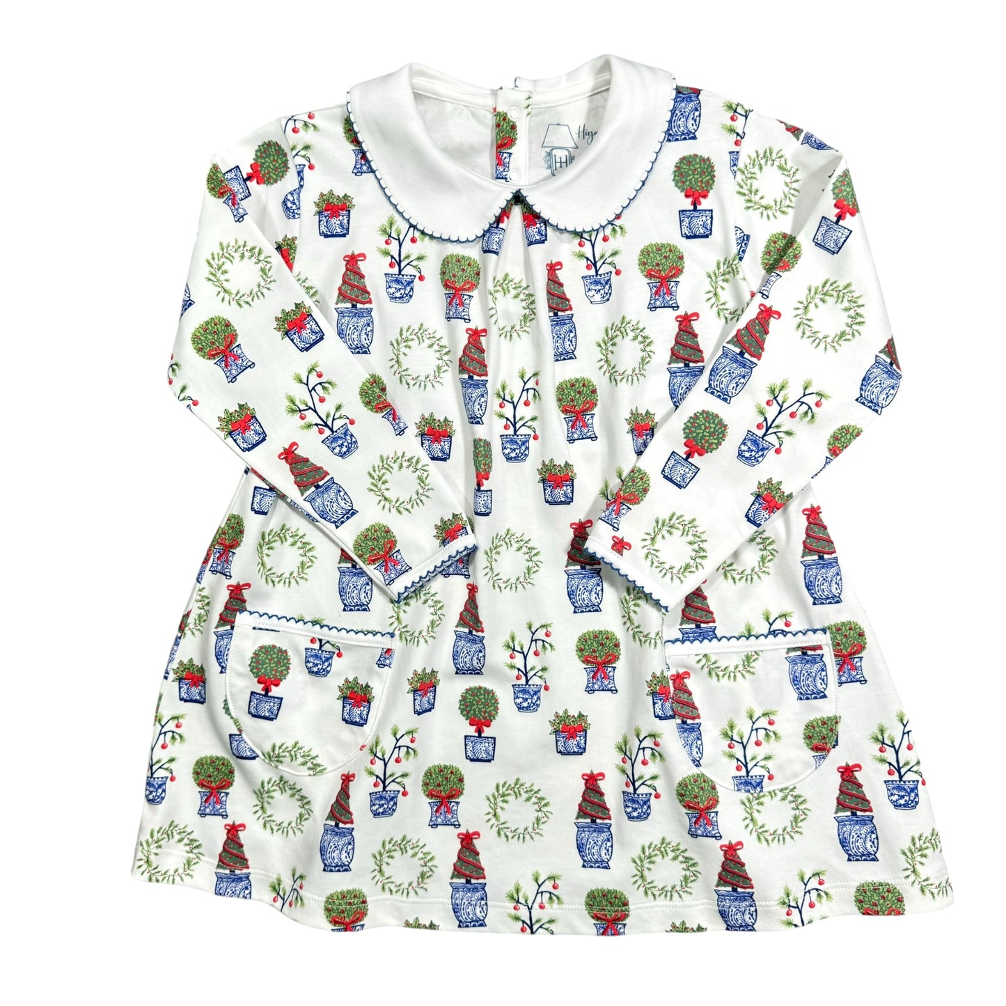 Christmas Planters Twirling Pocket Dress