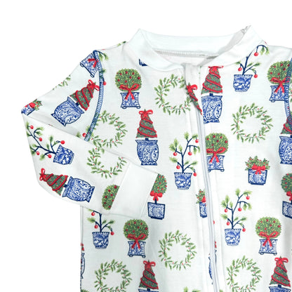 Christmas Planters Footed Pajamas