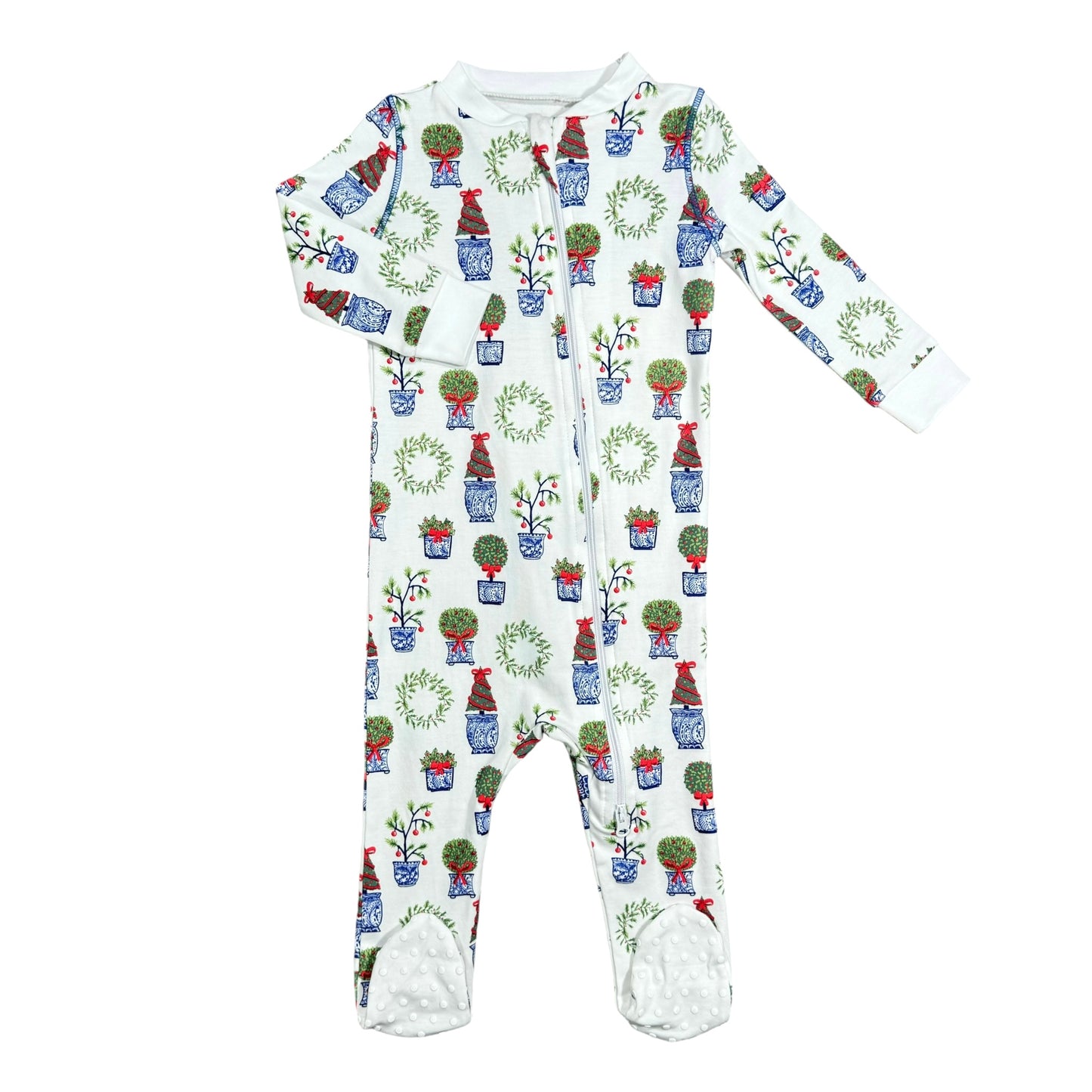 Christmas Planters Footed Pajamas