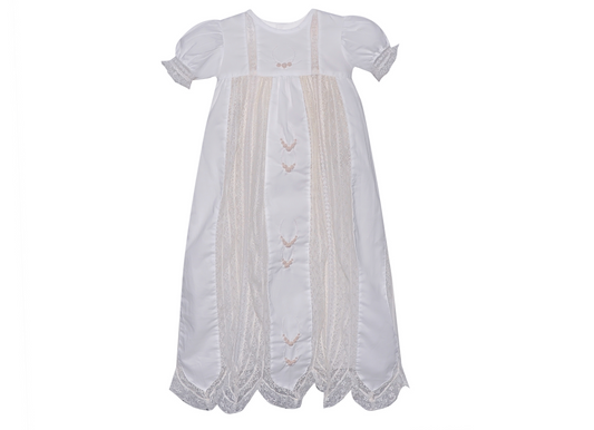 White Marley Christening Gown and Bonnet