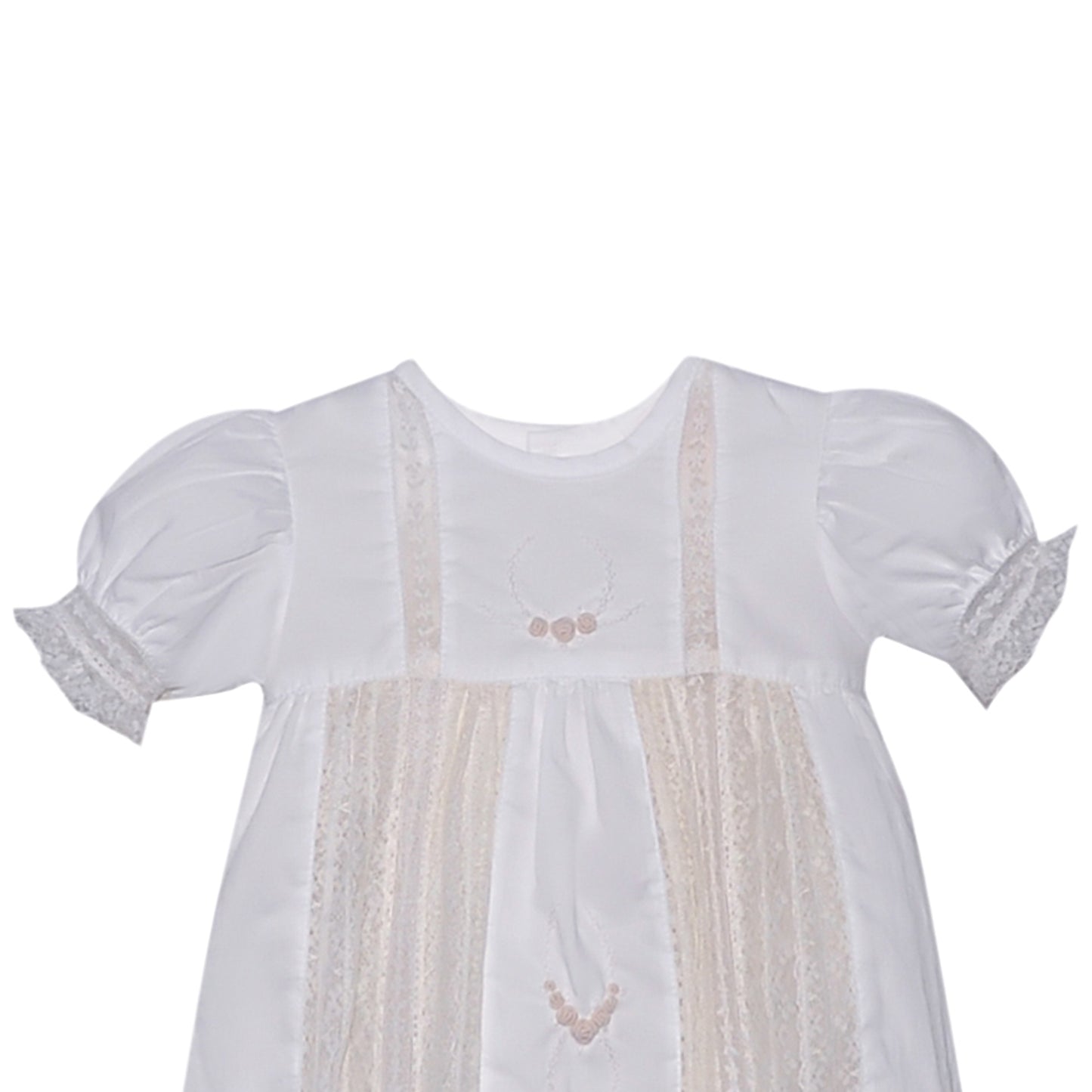 White Marley Christening Gown and Bonnet