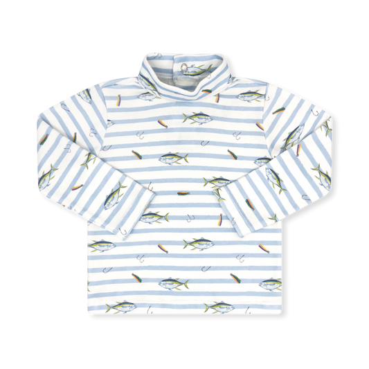 Tiny Tot Turtleneck - Fish Tales