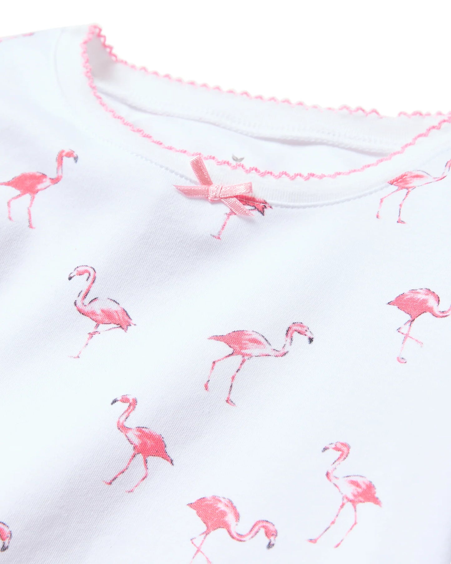 Kid's Pima Snug Fit Short Set in Flamingo