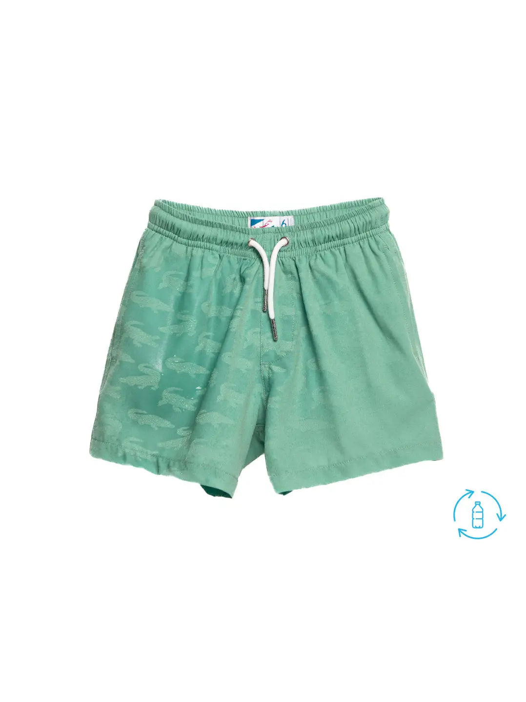 Green Crocodile Swim Trunks