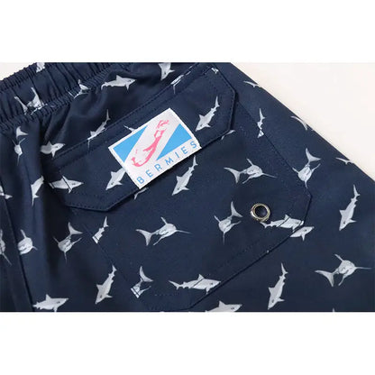 Sharks Swim Trunks