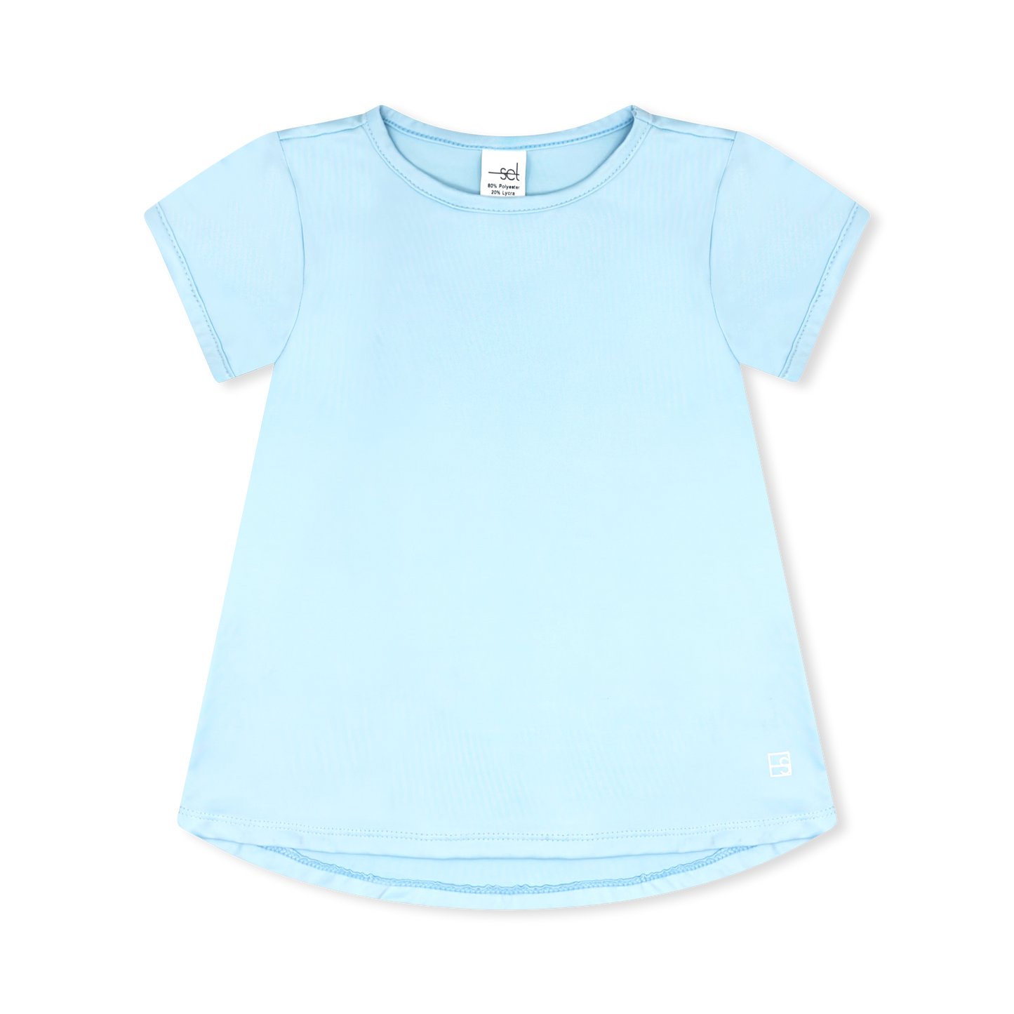 Bridget Basic T-Cotton Candy Blue