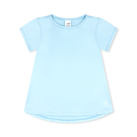 Bridget Basic T-Cotton Candy Blue