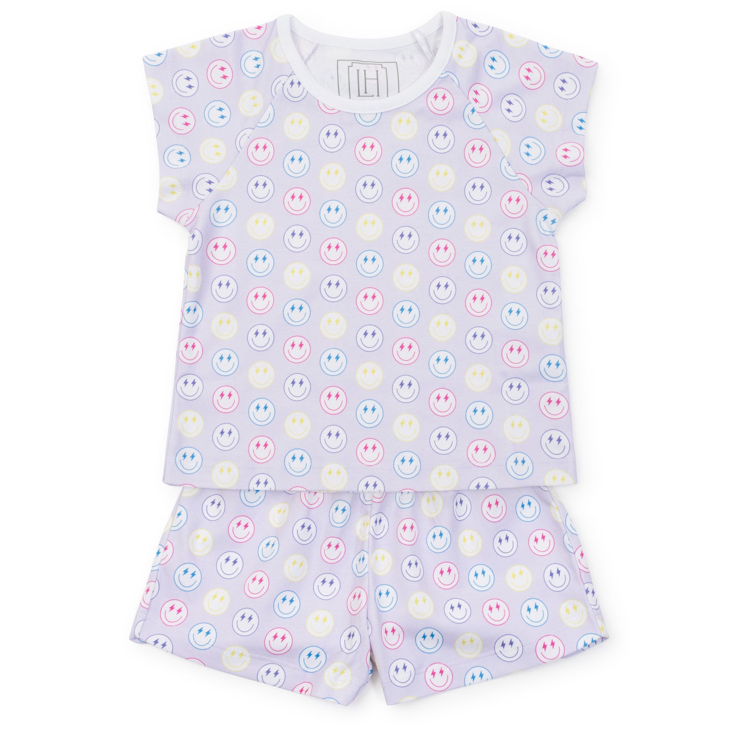 Emery Girls' Lounge Short Set - Preppy Smiles Sale price