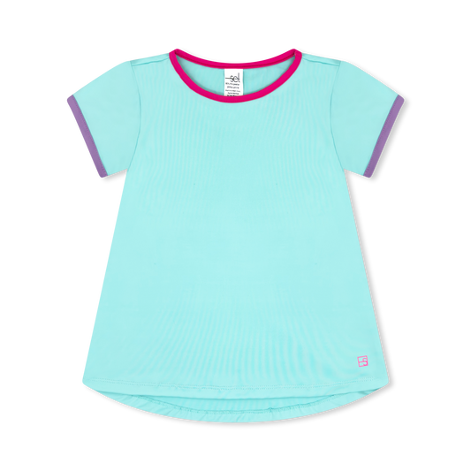 Bridget Basic T-Totally Turquoise