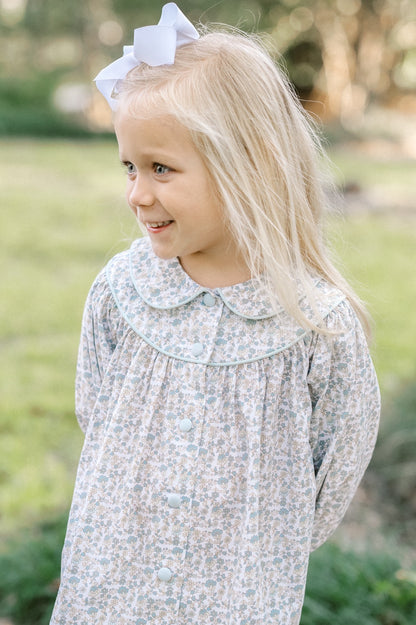 Collette Dress Long Sleeve - Whispering Floral Bloom