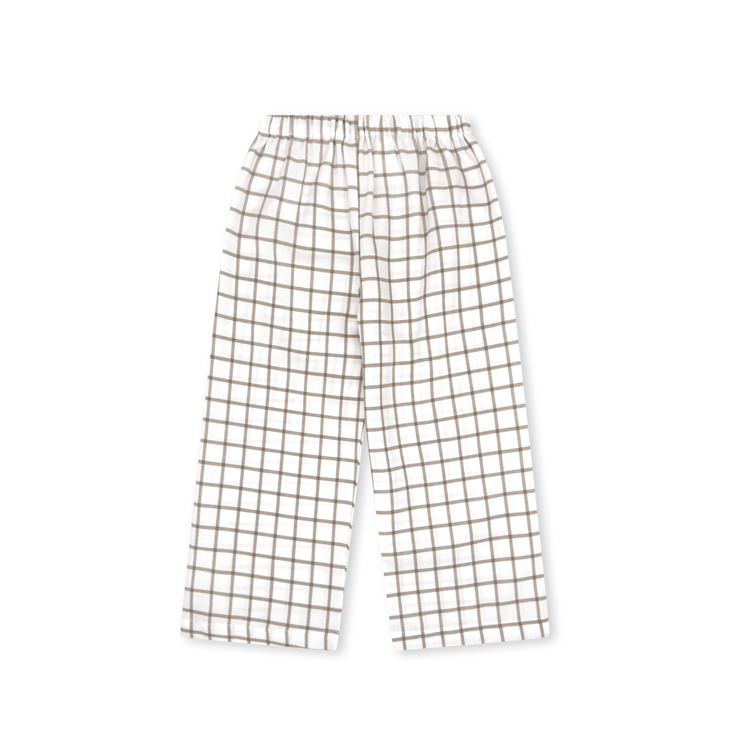 William King Street Windowpane Pants - Khaki