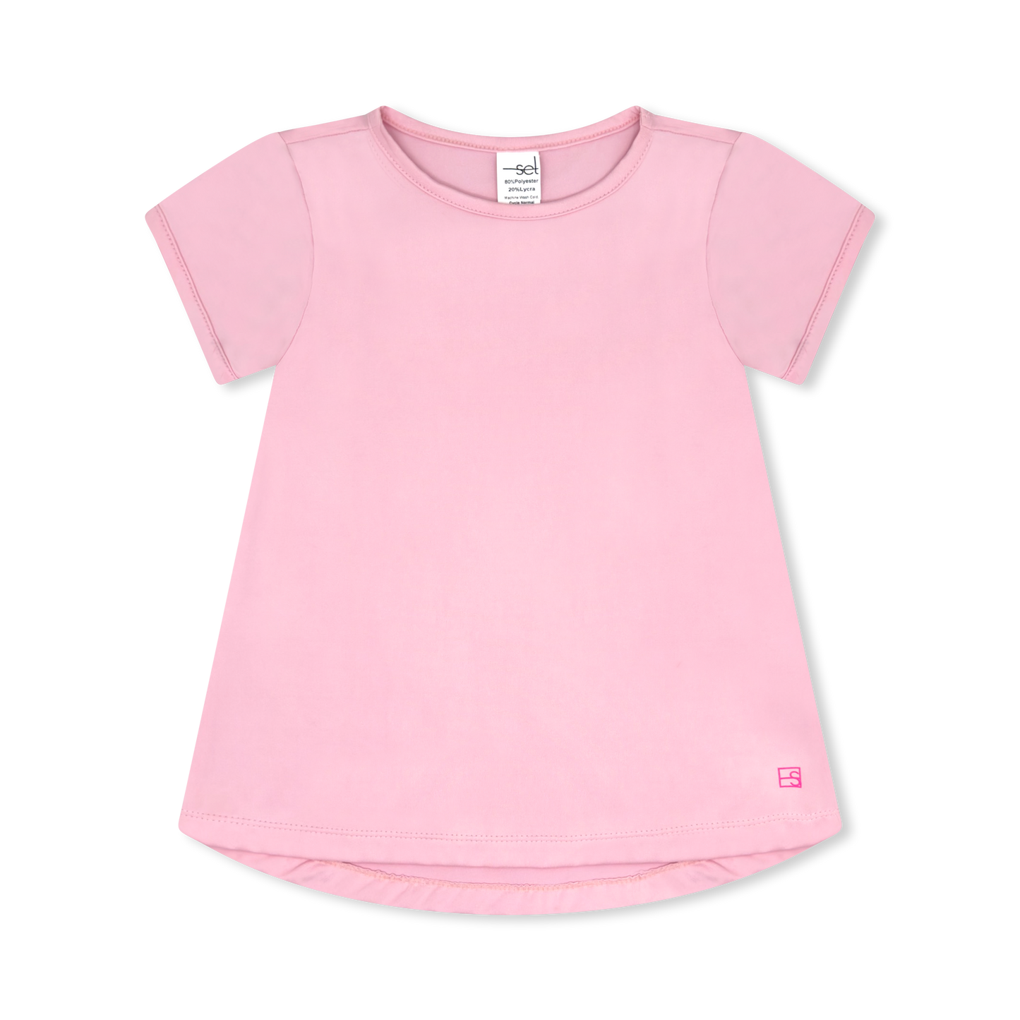 Bridget Basic Tee-Cotton Candy Pink Athleisure